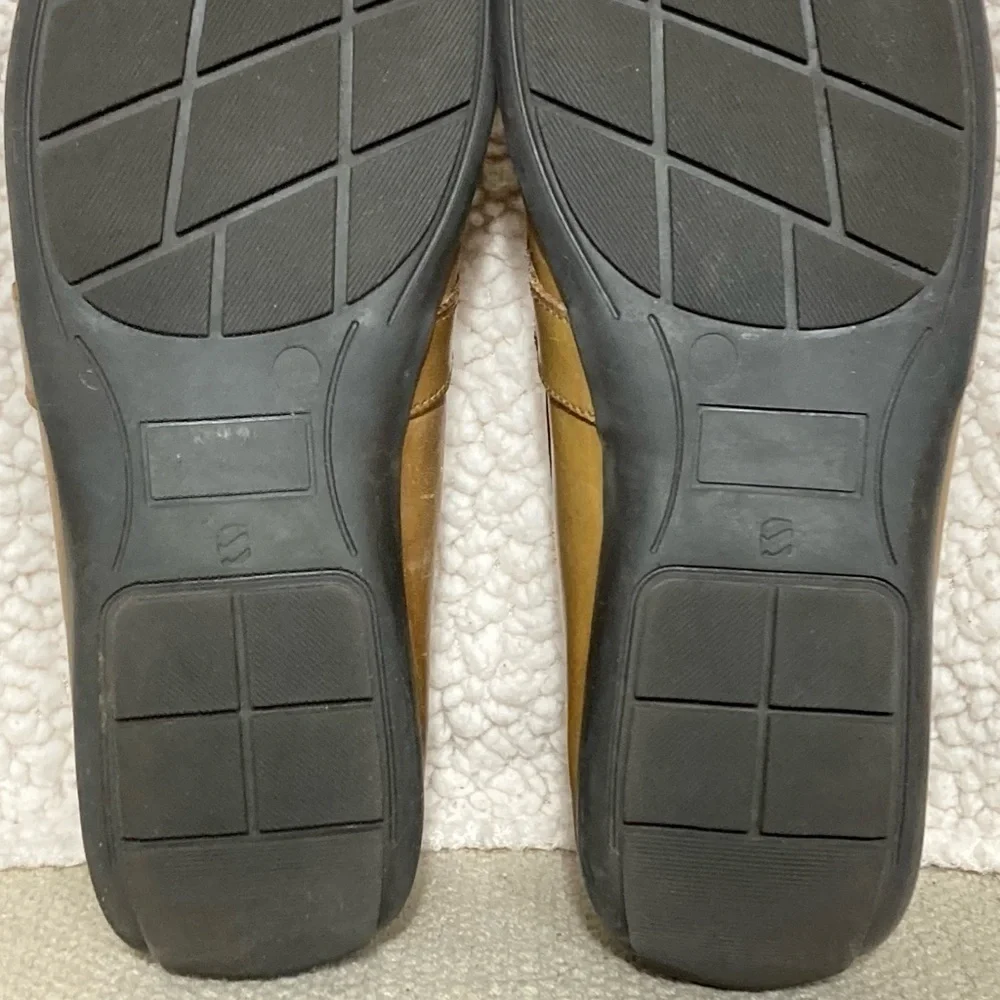 Giorgio Brutini Men's Tan Leather Slip On Casual Comfortable Loafers Shoes SZ 9M